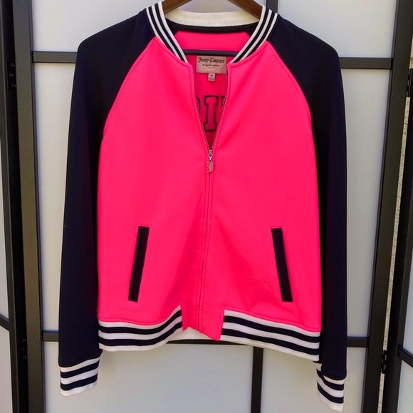 Juicy Couture Hot Pink/Black/White Jacket – Medium – Mint Condition - Picture 2 of 8